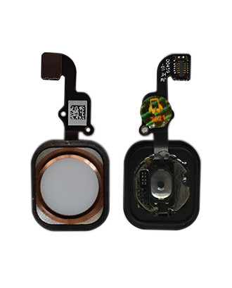 Bot&atilde;o home est&aacute;tico compat&iacute;vel com iPhone 6S e 6s Plus rosa