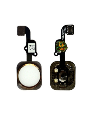 Bot&atilde;o home est&aacute;tico compat&iacute;vel com iPhone 6 6 Plus dourado