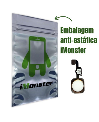 Bot&atilde;o home est&aacute;tico compat&iacute;vel com iPhone 6 6 Plus dourado