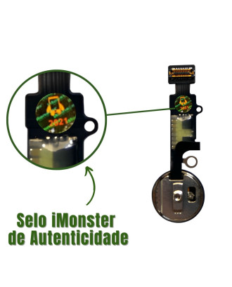 Bot&atilde;o home in&iacute;cio compat&iacute;vel com iPhone 7 e 7 Plus preto