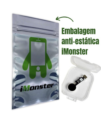 Bot&atilde;o home in&iacute;cio compat&iacute;vel com iPhone 7 e 7 Plus preto