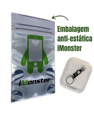 Bot&atilde;o home in&iacute;cio compat&iacute;vel com iPhone 8 e 8 Plus prata
