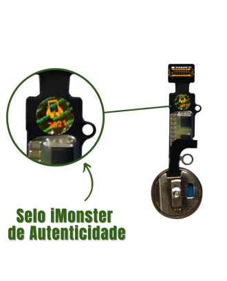Bot&atilde;o home in&iacute;cio compat&iacute;vel com iPhone 7 e 7 Plus dourado