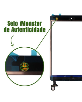 Vidro com touch screen compat&iacute;vel com iPad Mini 1 2 preto