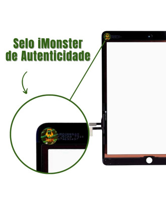 Vidro com touch screen compat&iacute;vel com iPad Air e 5 preto