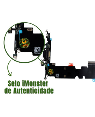 Flex Conector de carga compat&iacute;vel com iPhone 8 Plus preto