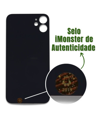 Tampa vidro Traseiro compat&iacute;vel com iPhone 11 amarelo