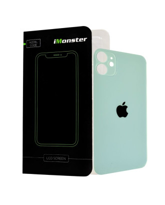 Tampa vidro traseiro compat&iacute;vel com iPhone 11 verde