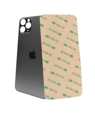 Tampa vidro Traseiro compat&iacute;vel com iPhone 11 Pro Max cinza