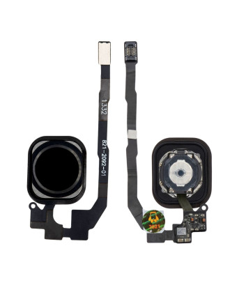 Bot&atilde;o home in&iacute;cio compat&iacute;vel com iPhone 5S e SE preto