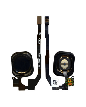 Bot&atilde;o home in&iacute;cio compat&iacute;vel com iPhone 5S e SE preto