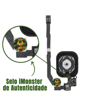 Bot&atilde;o home in&iacute;cio compat&iacute;vel com iPhone 5S e SE branco