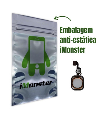 Bot&atilde;o home in&iacute;cio compat&iacute;vel com iPhone 6 e 6 Plus preto