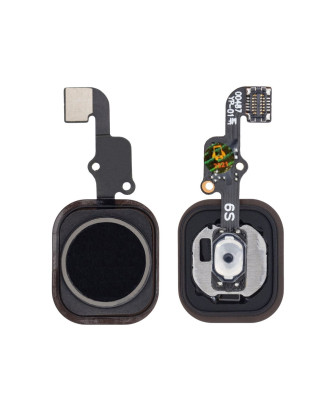Bot&atilde;o home in&iacute;cio compat&iacute;vel com iPhone 6S e 6s Plus preto