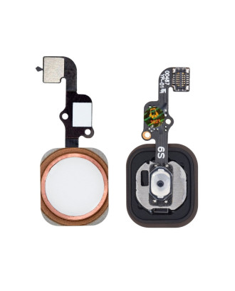 Bot&atilde;o home in&iacute;cio compat&iacute;vel com iPhone 6S 6S Plus rosa