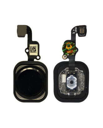 Bot&atilde;o home in&iacute;cio compat&iacute;vel com iPhone 6S e 6s Plus preto