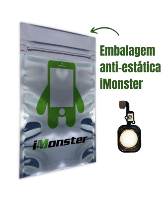 Bot&atilde;o home in&iacute;cio compat&iacute;vel com iPhone 6S 6s Plus dourado