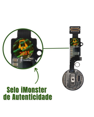 Bot&atilde;o home in&iacute;cio compat&iacute;vel com iPhone 8 e 8 Plus preto