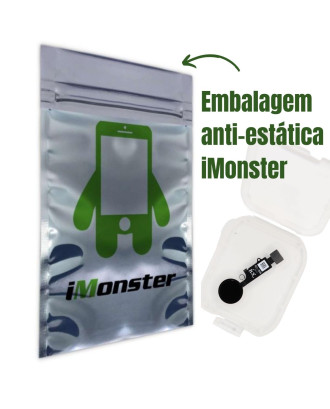 Bot&atilde;o home in&iacute;cio compat&iacute;vel com iPhone 8 e 8 Plus preto