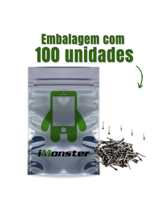 Parafuso compat&iacute;vel com iPhone XS e XS Max prata