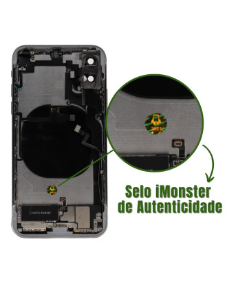 Carca&ccedil;a traseira com Flex compat&iacute;vel com iPhone X 10 branco
