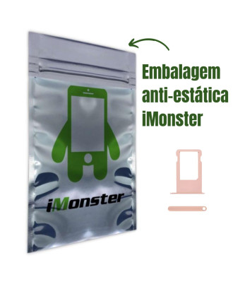 Gaveta bandeja chip compat&iacute;vel com iPhone 5S SE rosa