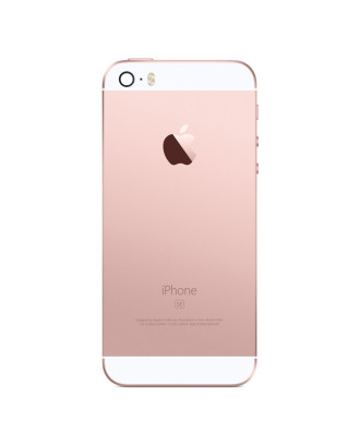 Carca&ccedil;a Tampa traseira compat&iacute;vel com iPhone SE rosa dourado