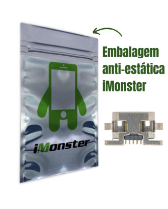 Conector de carga compat&iacute;vel com Moto G2
