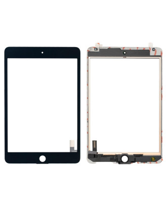Vidro com touch screen compat&iacute;vel com iPad Mini 4 preto