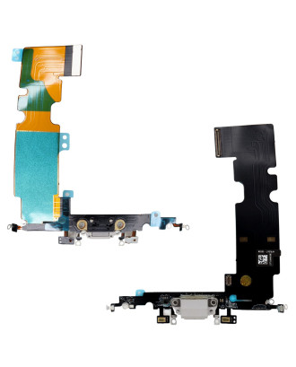 Flex Conector de carga compat&iacute;vel com iPhone 8P branco