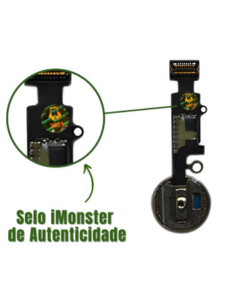 Bot&atilde;o home in&iacute;cio compat&iacute;vel com iPhone 8 e 8 Plus prata