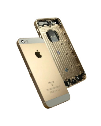 Carca&ccedil;a Tampa traseira compat&iacute;vel com iPhone SE 2016 dourado