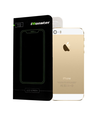 Carca&ccedil;a Tampa traseira compat&iacute;vel com iPhone SE 2016 dourado